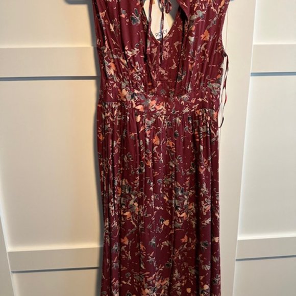 Brand New Roxy Maroon Short Dress - Picture 2 of 5